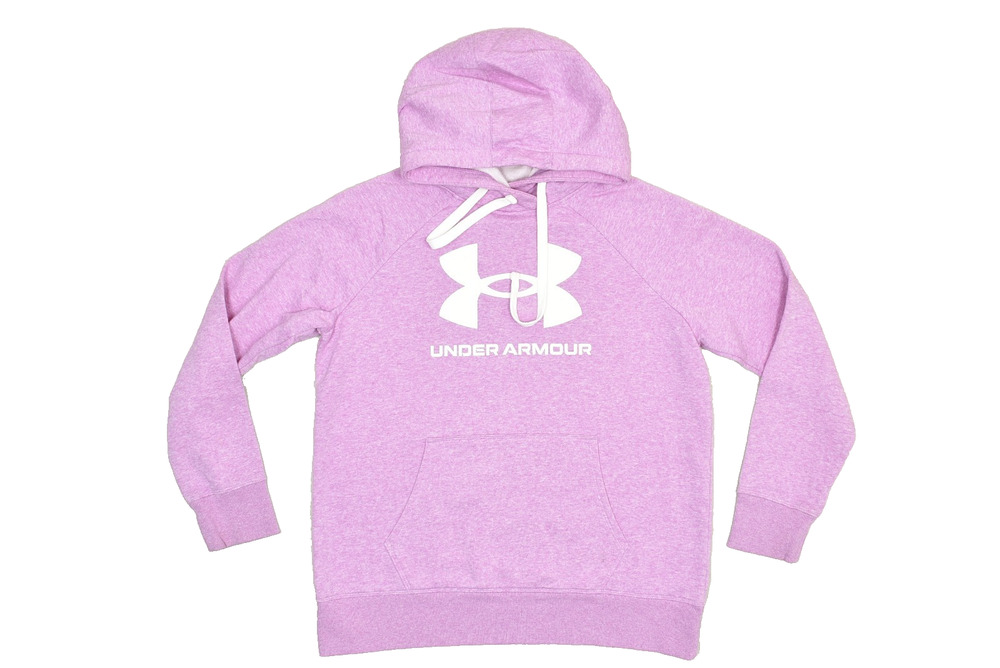 Under Armour Women's Purple Loose Fit Hoodie Regular Size MD Fleece Pullover